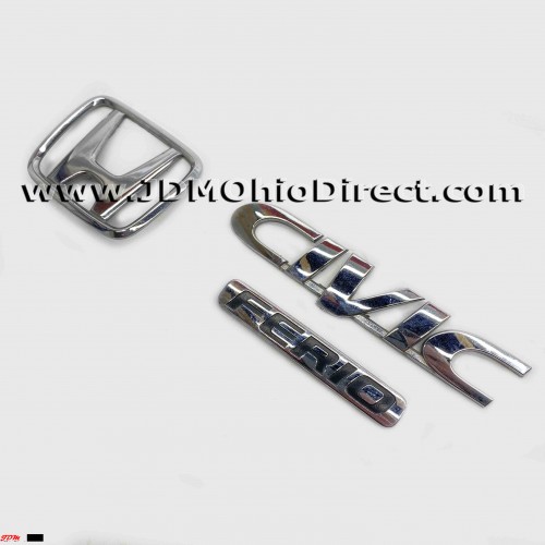 JDM EK3 Civic ViRS Trunk Emblem Set